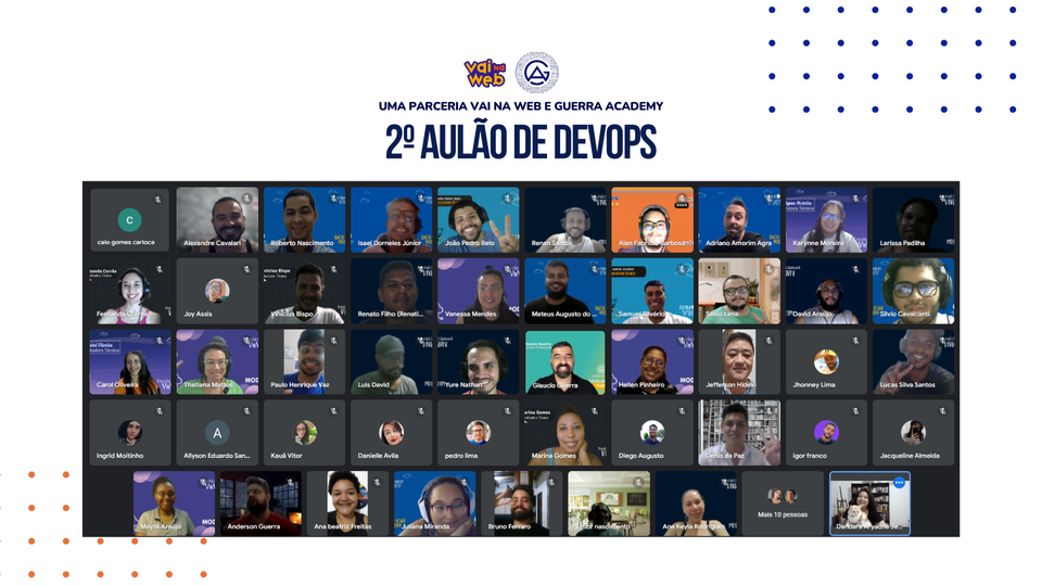 Aulão DevOps 2.0 reúne alunos da Vai na Web